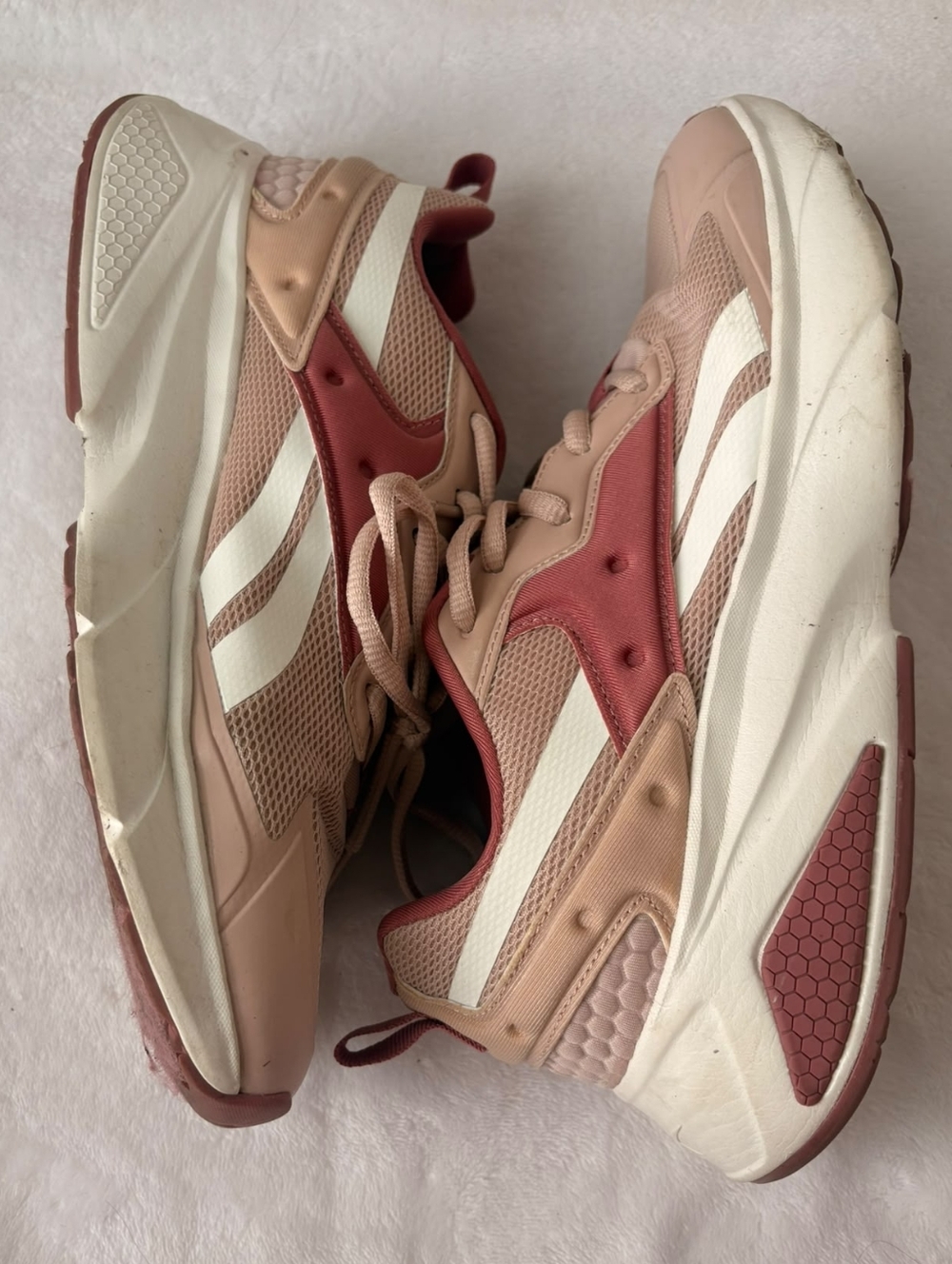 Reebok Women's Coral Pink Chunky Sneakers
